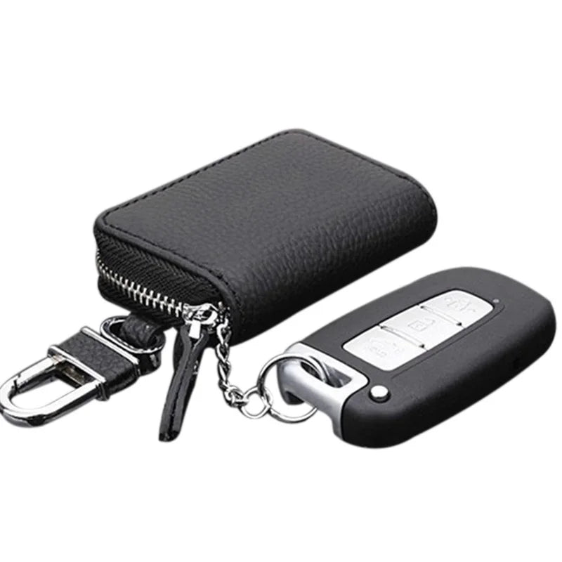Car Key Wallets Men Key Holder Women Keychain Covers Zipper Key Case Bag