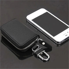 Key Wallet Car Key Holder Organizer Zipper Key Case Pouch Purse