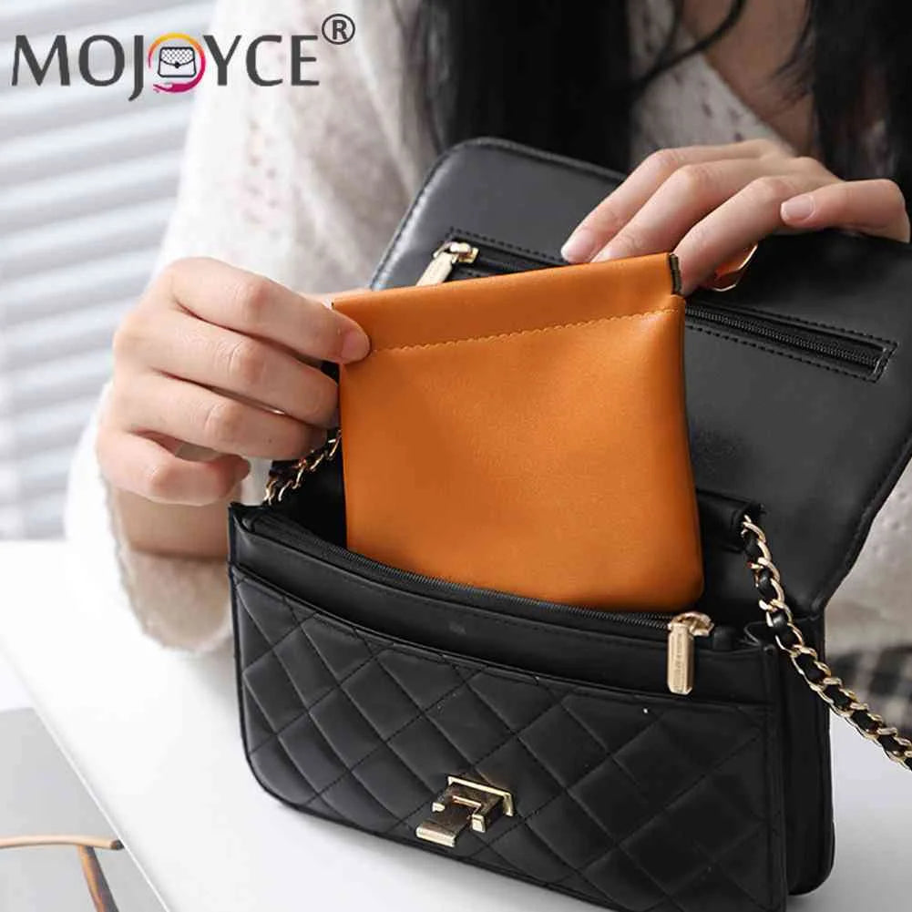 PU Leather Cosmetic Organizer Mini Makeup Pouch Portable Travel Storage Women Gi