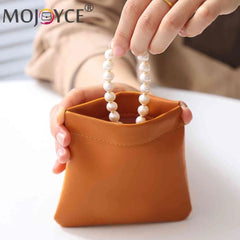 PU Leather Cosmetic Organizer Mini Makeup Pouch Portable Travel Storage Women Gi