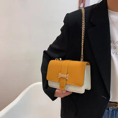 Women's PU Leather Crossbody Bag Flap Shoulder Messenger Bag