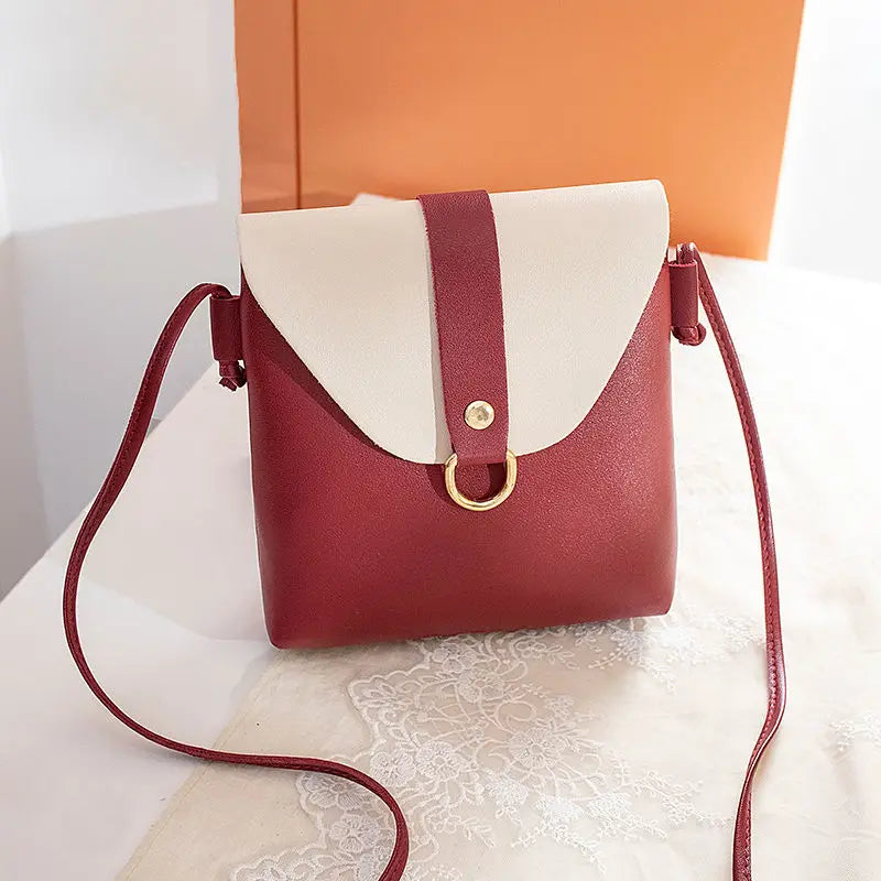 Women's PU Leather Crossbody Shoulder Bag Daily Tote Handbag