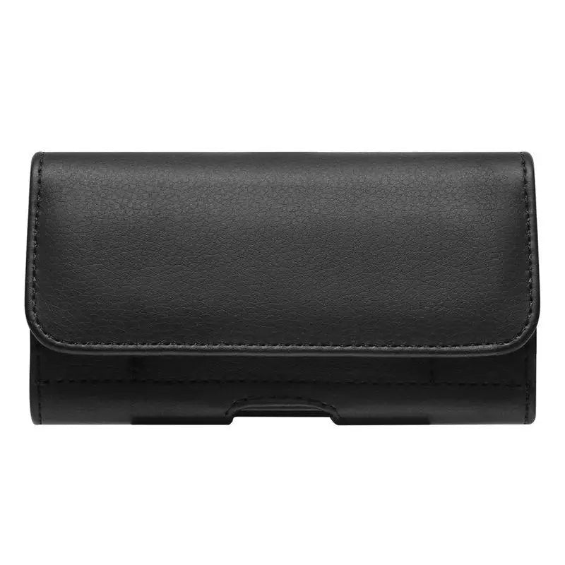 Men's PU Leather Waist Belt Clip Phone Pouch