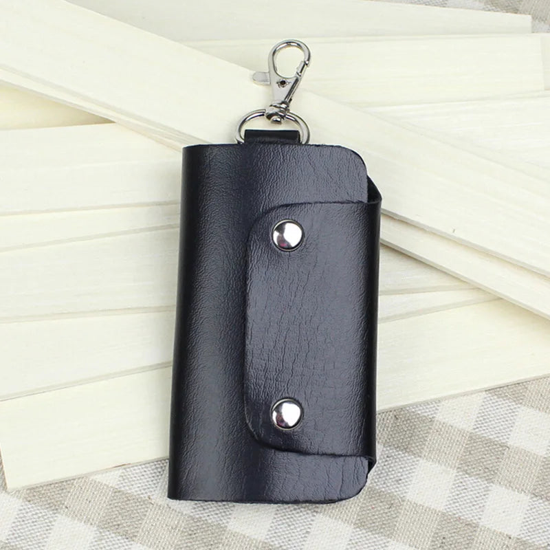 PU Leather Key Chain Accessory Pouch Bag Wallet Case Key Holder