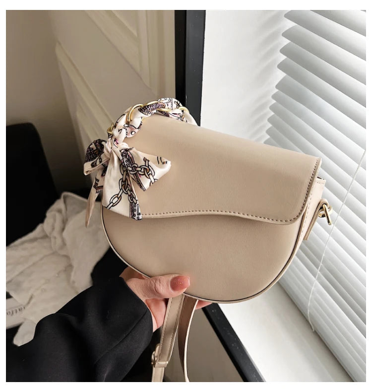 PU Leather Lady Shoulder Bag Solid Female Packbag Party Shopping Phone Bag