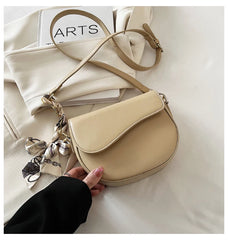 PU Leather Lady Shoulder Bag Solid Female Packbag Party Shopping Phone Bag