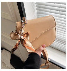 PU Leather Lady Shoulder Bag Solid Female Packbag Party Shopping Phone Bag