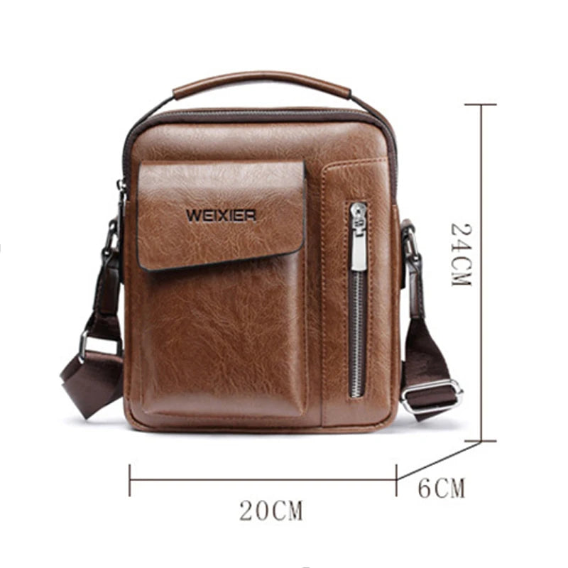 Men's Anti-theft Crossbody Bag Waterproof Handbag Short Trip Pack