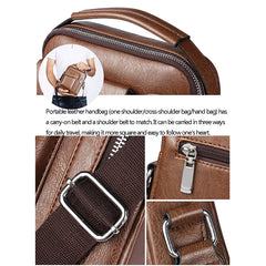 Men's Anti-theft Crossbody Bag Waterproof Handbag Short Trip Pack