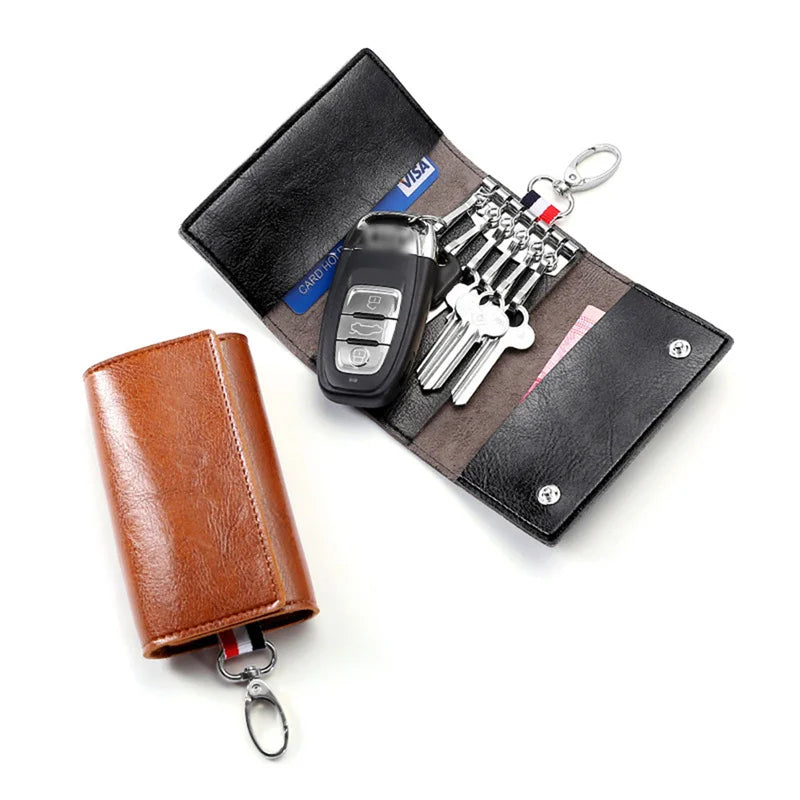 PU Leather Key Wallet Multi-function Key Chain Wallet Portfel Damski