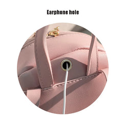 Mini Backpack Women Bow-knot Shoulder Bag Small Lady Bags Travel Shopping