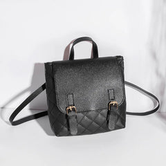 Mini Ladies Backpack PU Leather Multifunctional School Bag