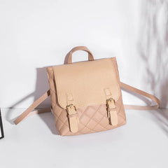 Mini Ladies Backpack PU Leather Multifunctional School Bag