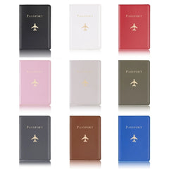 PU Leather Passport Cover Holder for Travel Wedding G5AE