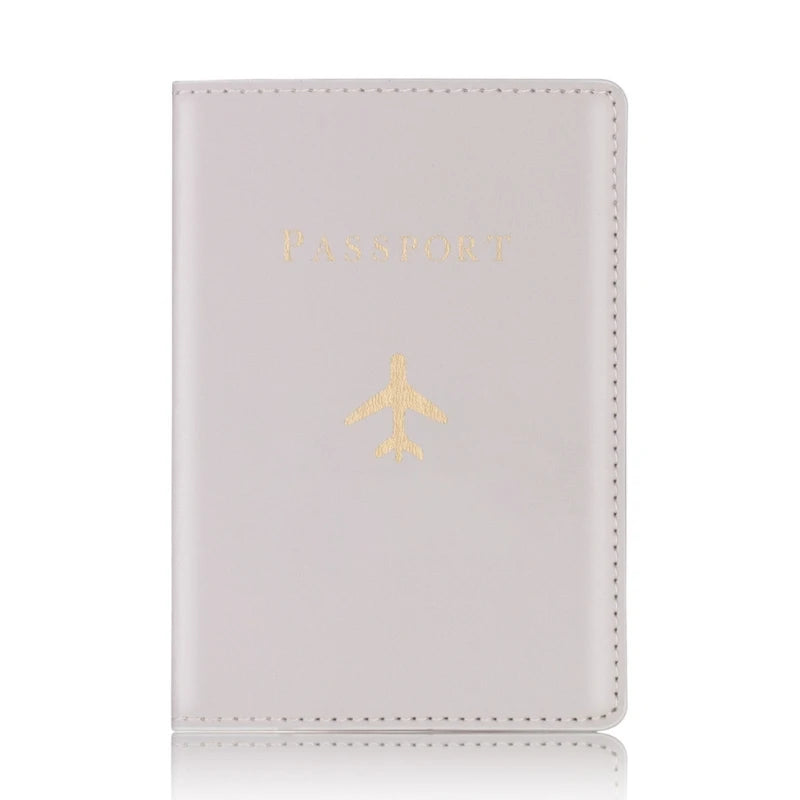 PU Leather Passport Cover Holder for Travel Wedding G5AE