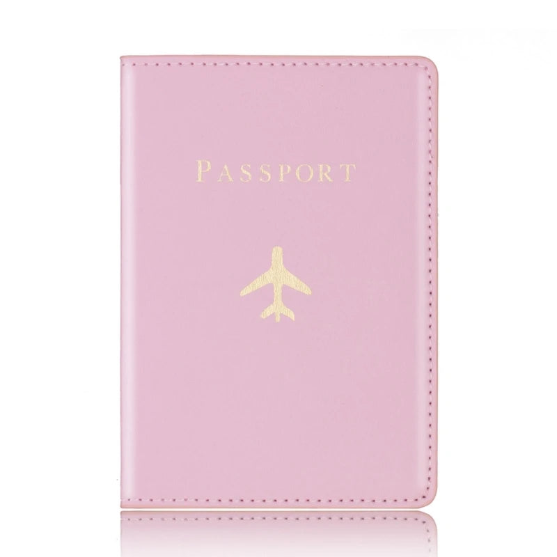 PU Leather Passport Cover Holder for Travel Wedding G5AE