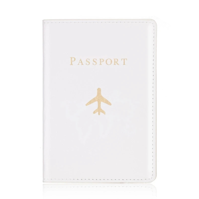 PU Leather Passport Cover Holder for Travel Wedding G5AE