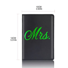 Passport Cover for Women Men Honeymoon Wedding Gift