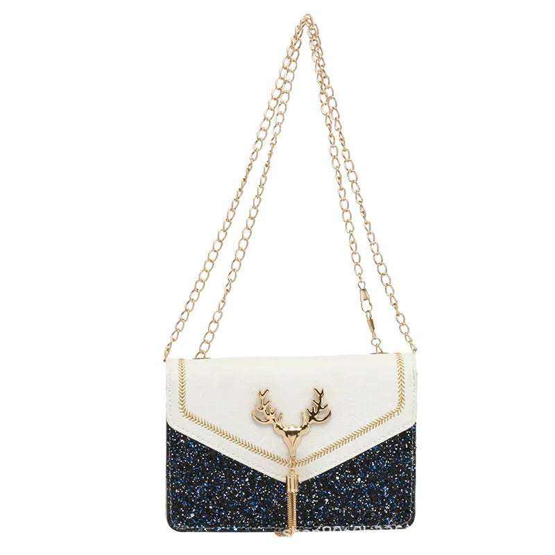 PU Leather Shoulder Bag with Special Accessories for All Seasons
