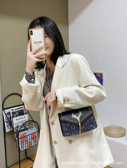 PU Leather Shoulder Bag with Special Accessories for All Seasons