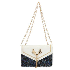 PU Leather Shoulder Bag with Special Accessories for All Seasons