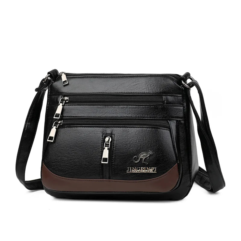 PU Leather Shoulder Bag Women Crossbody Handbag