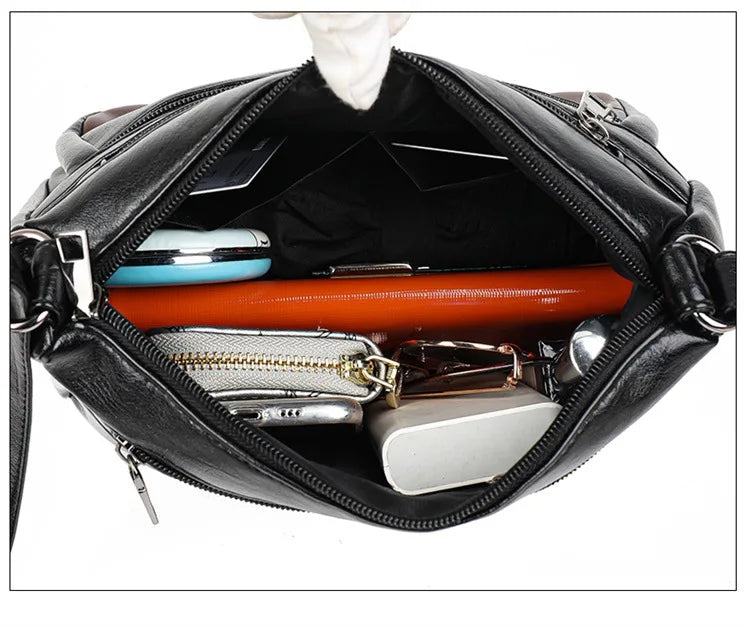 PU Leather Shoulder Bag Women Crossbody Handbag