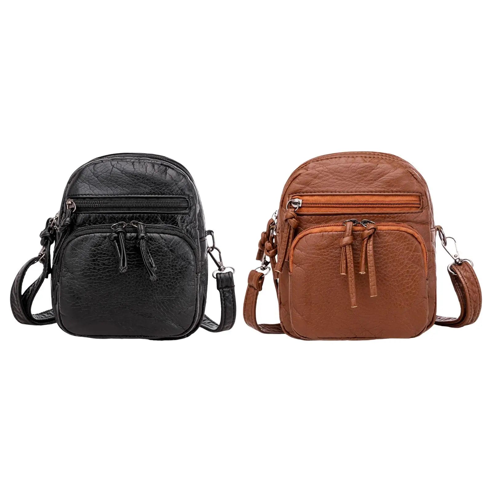 PU Leather Shoulder Bag Purse Money Bucket Bag Women Hand Bag