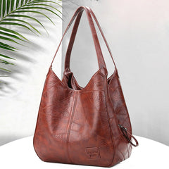 PU Leather Shoulder Bag Tote Purse Satchel Keys Holder Handbag