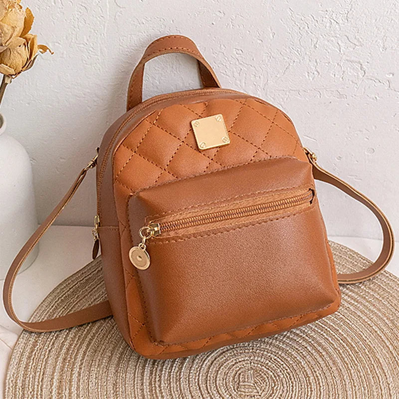 Mini Small Backpack Shoulder Bag Ladies Phone Pouch Pack