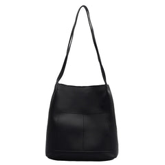 Women's PU Leather Shoulder Shopper Handbag Large Capacity