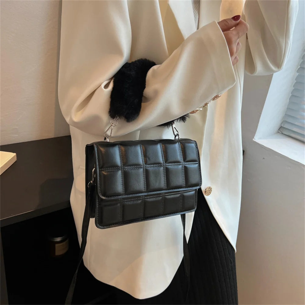 PU Leather Small Shoulder Crossbody Bag Female Purse and Handbags For Women