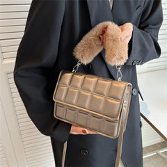 PU Leather Small Shoulder Crossbody Bag Female Purse and Handbags For Women