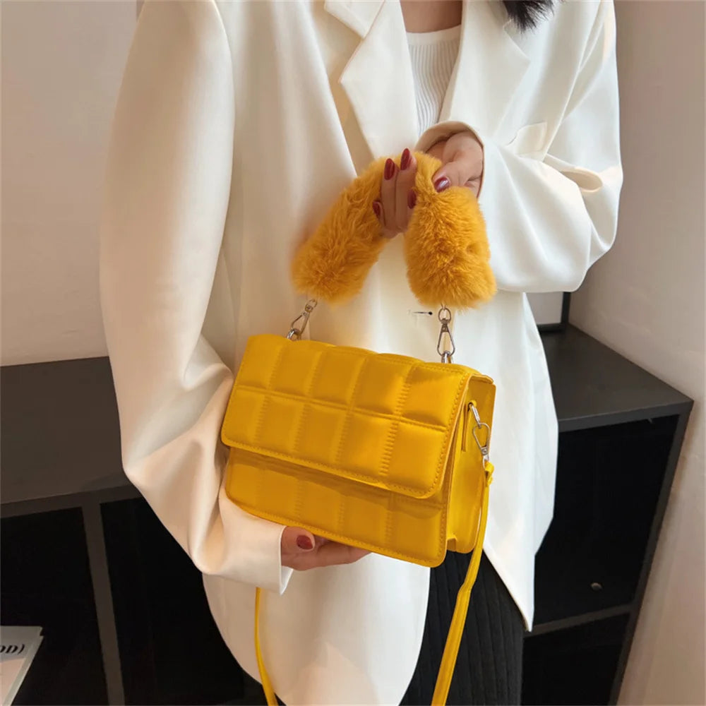 PU Leather Small Shoulder Crossbody Bag Female Purse and Handbags For Women