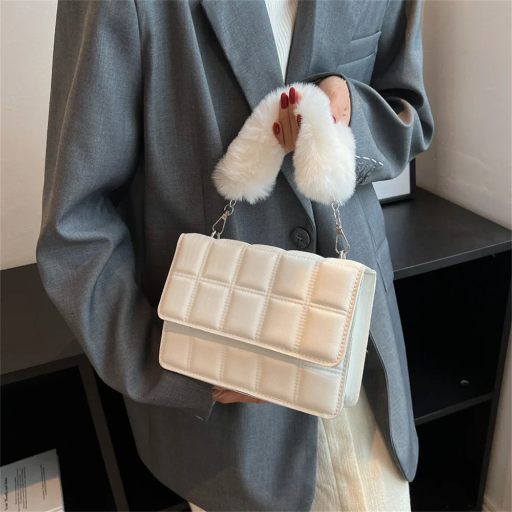 PU Leather Small Shoulder Crossbody Bag Female Purse and Handbags For Women