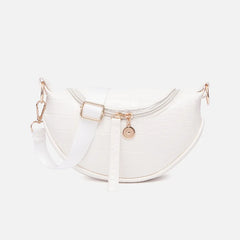 Crocodile Pattern PU Leather Chest Bag Women's Shoulder Messenger Handbags