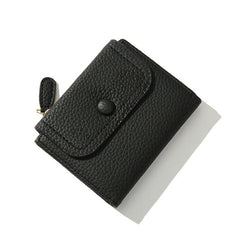 PU Leather Wallet Women's Short Wallet Card Holder Money Bag Purse