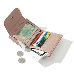 PU Leather Wallet Women's Short Wallet Card Holder Money Bag Purse