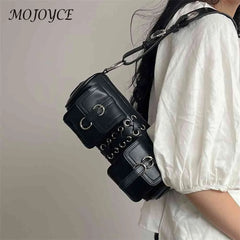 Bandage Women Messenger Bag Casual Handbag Multi-pockets for Shopping
