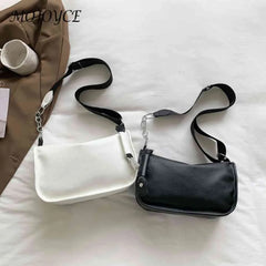 PU Leather Women Shoulder Bags Chain Messenger Bag Solid All-match Casual