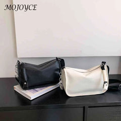 PU Leather Women Shoulder Bags Chain Messenger Bag Solid All-match Casual