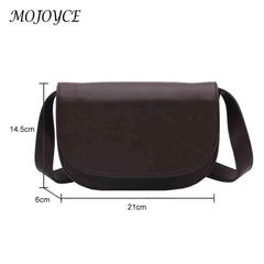 PU Leather Women Shoulder Chest Bag Ladies Handbags Solid Casual Adjustable Stra