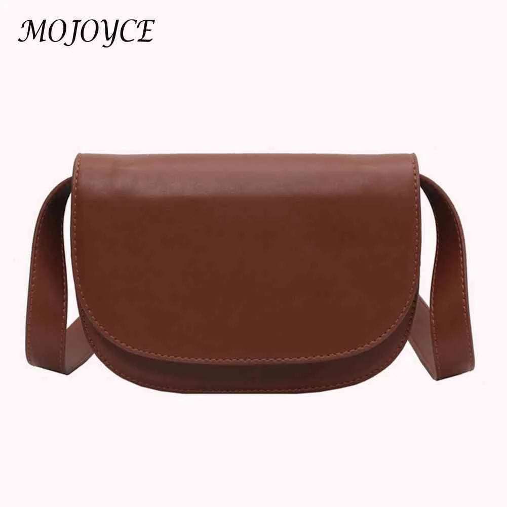 PU Leather Women Shoulder Chest Bag Ladies Handbags Solid Casual Adjustable Stra