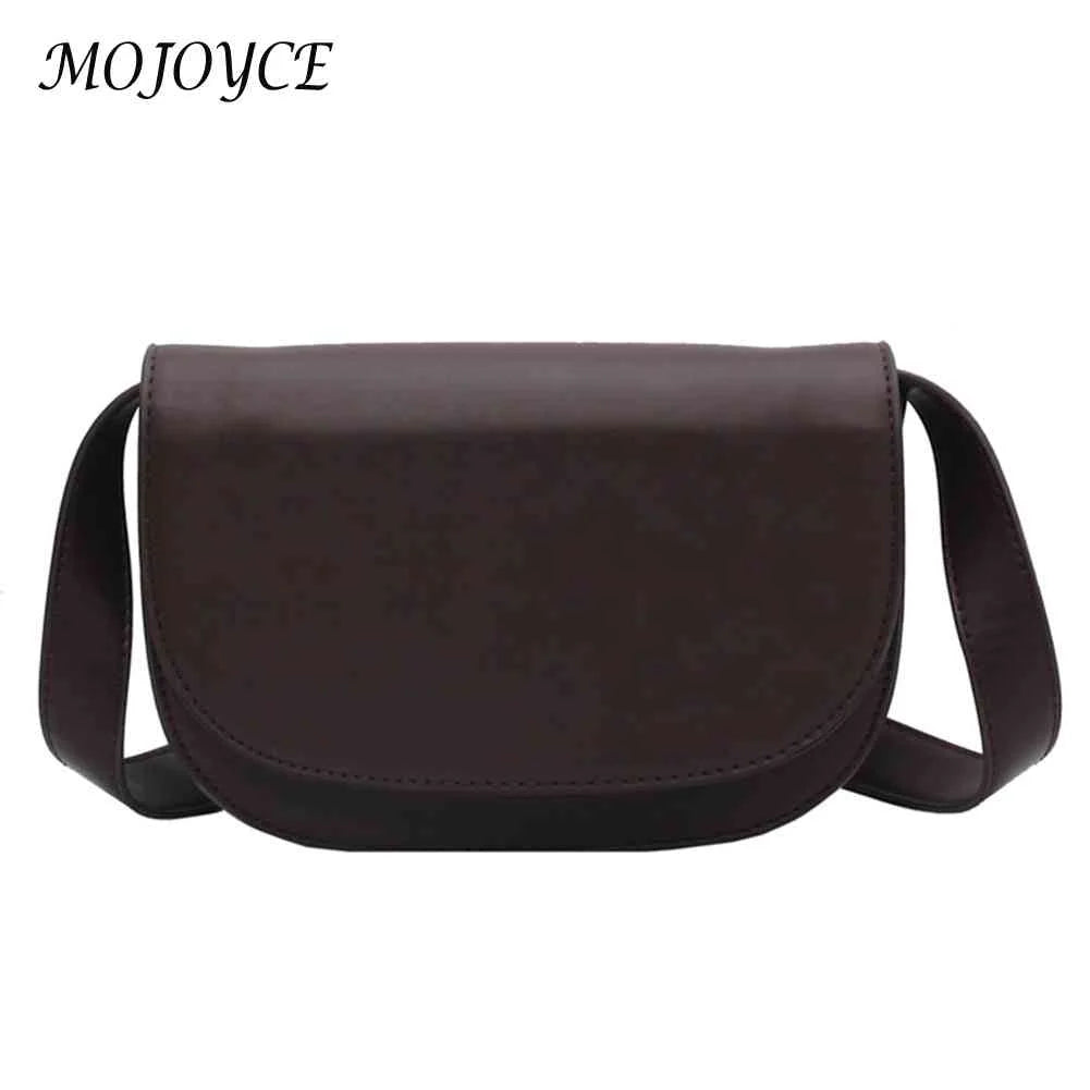 PU Leather Women Shoulder Chest Bag Ladies Handbags Solid Casual Adjustable Stra