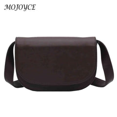 PU Leather Women Shoulder Chest Bag Ladies Handbags Solid Casual Adjustable Stra