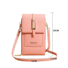 PU Leather Women's Bag Wallets Touch Screen Cell Phone Purse Bags