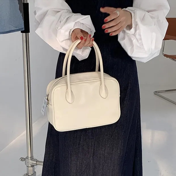 PU Leather Women's Tote Handbag Large Capacity Shoulder Bag