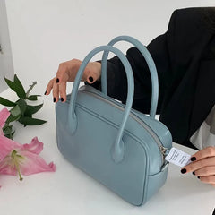 PU Leather Women's Tote Handbag Large Capacity Shoulder Bag