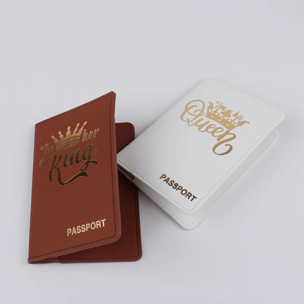 Travel Passport Cover World Map PU Leather American Holder Case