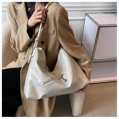PU Leather Hobo Crossbody Bag for Women Winter Capacity Ladies Handbags